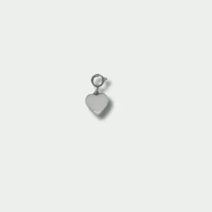 charm NFC en forme de coeur blanc